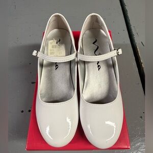 Nina White Kids Dress Shoes